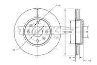 TOMEX Brakes TX7362 Bremsscheibe