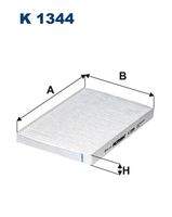 FILTRON K1344 Filter, Innenraumluft