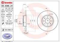 BREMBO 08508621 Bremsscheibe