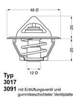 BorgWarner (Wahler) 301792D2 Thermostat, Kühlmittel