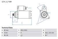 BOSCH 0986024250 Starter