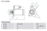 BOSCH 0986027030 Starter