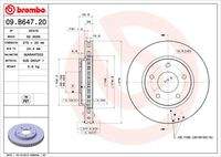 BREMBO 09B64721 Bremsscheibe