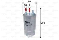 VALEO 587072 Kraftstofffilter