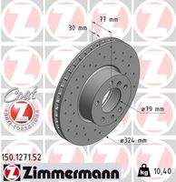 ZIMMERMANN 150127152 Bremsscheibe
