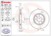 BREMBO 09787711 Bremsscheibe