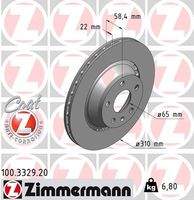 ZIMMERMANN 100332920 Bremsscheibe