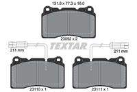 TEXTAR 2309201 Bremsbelagsatz, Scheibenbremse