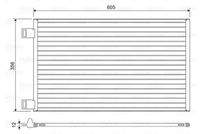 VALEO 822553 Kondensator, Klimaanlage