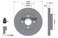 TEXTAR 92096203 Bremsscheibe