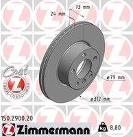 ZIMMERMANN 150290020 Bremsscheibe