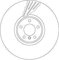 TRW DF6618S Bremsscheibe
