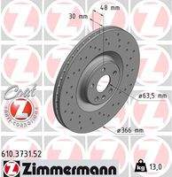 ZIMMERMANN 610373152 Bremsscheibe