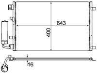 MAHLE AC604001S Kondensator, Klimaanlage