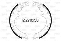 VALEO 562605 Bremsbackensatz