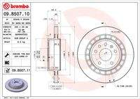 BREMBO 09B50711 Bremsscheibe