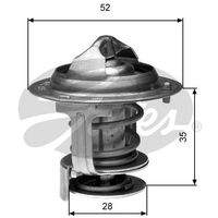 GATES TH29484G1 Thermostat, Kühlmittel