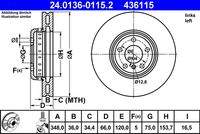 ATE 24013601152 Bremsscheibe