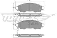 TOMEX Brakes TX1528 Bremsbelagsatz, Scheibenbremse