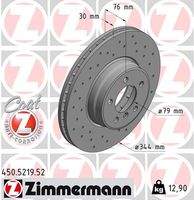 ZIMMERMANN 450521952 Bremsscheibe