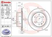 BREMBO 09D85311 Bremsscheibe