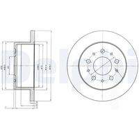 DELPHI BG4061 Bremsscheibe