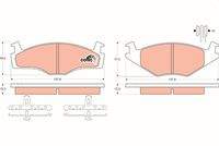 TRW GDB459 Bremsbelagsatz, Scheibenbremse