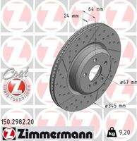 ZIMMERMANN 150298220 Bremsscheibe