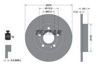 TEXTAR 92316803 Bremsscheibe