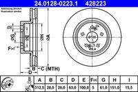 ATE 24012802231 Bremsscheibe