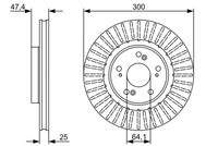 BOSCH 0986479534 Bremsscheibe
