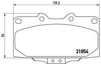 BREMBO P56034 Bremsbelagsatz, Scheibenbremse