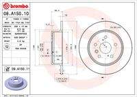 BREMBO 08A15011 Bremsscheibe