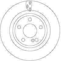 TRW DF6887 Bremsscheibe