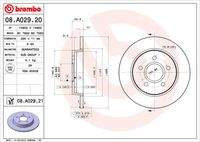 BREMBO 08A02921 Bremsscheibe