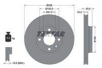 TEXTAR 92241503 Bremsscheibe