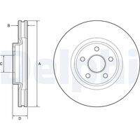 DELPHI BG9203C Bremsscheibe