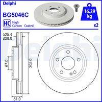 DELPHI BG5046C Bremsscheibe