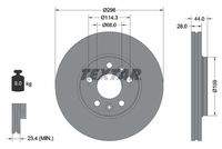 TEXTAR 92268803 Bremsscheibe