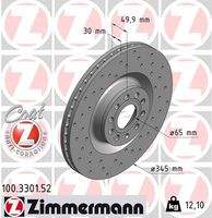 ZIMMERMANN 100330152 Bremsscheibe