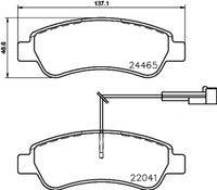 BREMBO P61125 Bremsbelagsatz, Scheibenbremse