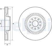 DELPHI BG9957 Bremsscheibe