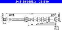 ATE 24516905563 Bremsschlauch