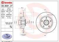 BREMBO 08B39127 Bremsscheibe