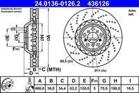 ATE 24013601262 Bremsscheibe
