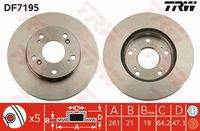 TRW DF7195 Bremsscheibe