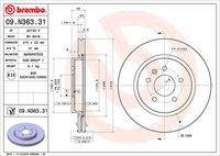 BREMBO 09N36331 Bremsscheibe
