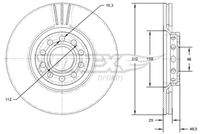 TOMEX Brakes TX7197 Bremsscheibe