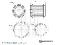 BLUE PRINT ADBP210101 Hydraulikfilter, Automatikgetriebe