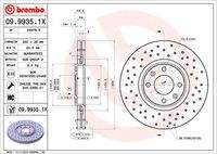 BREMBO 0999351X Bremsscheibe